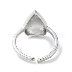 Rack Plating Brass Open Cuff Rings&nbsp;RJEW-M168-09P