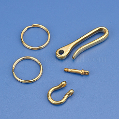 Brass Swiveling U-Hook&nbsp;KK-PH0001-42G