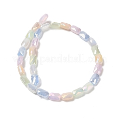 Electroplate Glass Beads Strands&nbsp;X-EGLA-P065-02A-01