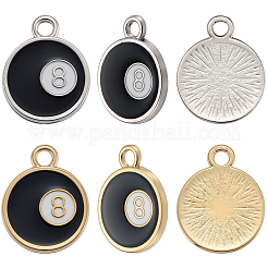 40Pcs 2 Colors Alloy Enamel Pendants&nbsp;FIND-SC0016-77