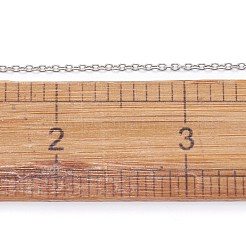 Non-Tarnish 3.28 Feet 304 Stainless Steel Cable Chains&nbsp;X-CHS-F006-02B-P