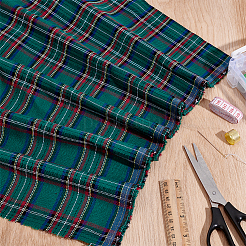1M Tartan Pattern Cotton Fabric&nbsp;DIY-PH0034-21B