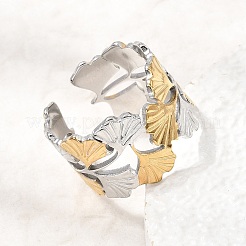 304 Stainless Steel Cuff Open Rings for Women&nbsp;SA-CBA82C8-14GP