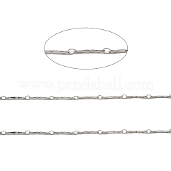 Tarnish Resistant Handmade 304 Stainless Steel Bar Link Chains&nbsp;CHS-G025-13P