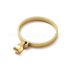 304 Stainless Steel Open Back Bezel Pendants&nbsp;STAS-Z091-05G-03