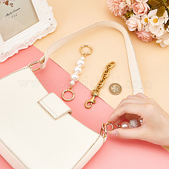 3Pcs 3 Styles ABS Plastic Imitation Pearl Bag Extension Chains&nbsp;FIND-UN0003-06