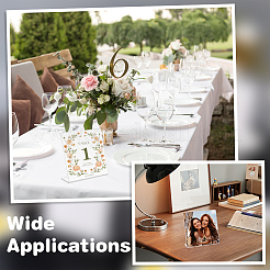 16Pcs Acrylic L Shaped Table Desktop Sign Display Stand&nbsp;AJEW-FG0005-89
