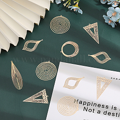 30Pcs 5 Style Brass Pendants&nbsp;KKC-CA0001-09
