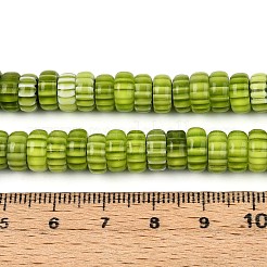 Handmade Millefiori Glass Beads Strands&nbsp;X-LAMP-T021-27B-07