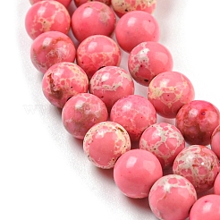 Synthetic Imperial Jasper Dyed Beads Strands&nbsp;G-D077-A01-02K