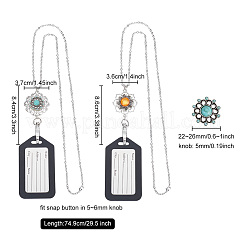 DIY Interchangeable Pendant Necklace Making Kit&nbsp;DIY-DR0001-02