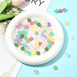 120Pcs 3 Styles Transparent Spray Painted Glass Beads&nbsp;GLAA-FS0002-46