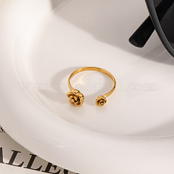 304 Stainless Steel Cuff Rings for Women&nbsp;GY1904
