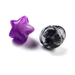 Opaque Acrylic Beads&nbsp;OACR-S136-08B