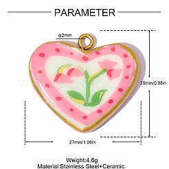 Handmade Porcelain Pendants&nbsp;PR-OY001-04G