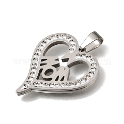 Mother's Day 201 Stainless Steel Pendants&nbsp;SA-CBA5D64-01P