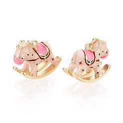 Brass Enamel Pendants&nbsp;KK-T072-24B-G