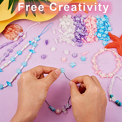 100G Ocean Theme Transparent Acrylic Beads&nbsp;MACR-TA0001-80B
