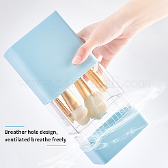ABS with Plastic Cosmetic Brush Storage Container&nbsp;AJEW-WH0168-18A