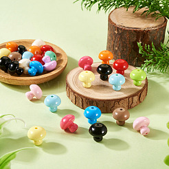 30Pcs Opaque Acrylic Bead&nbsp;OACR-TA0004-04
