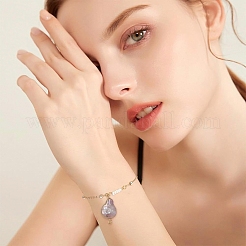 6Pcs Baroque Natural Keshi Pearl Connector Charms&nbsp;HJEW-YW00290