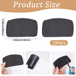 10 Pairs Polyester Self-Adhesive Shoe Hole Repair Patch&nbsp;FIND-CY0002-07A