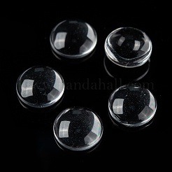 Transparent Glass Cabochons&nbsp;GGLA-R026-10mm