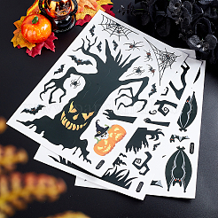 2 Sets PVC Plastic Window Sticker Decorations&nbsp;DIY-GF0005-66D