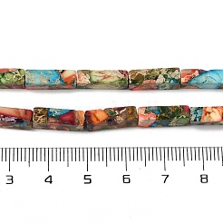Dyed Synthetic Imperial Jasper Beads Strands&nbsp;G-H087-G01-01-1
