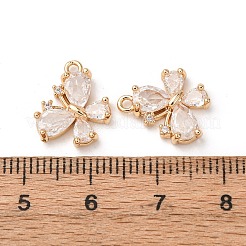 Brass with Cubic Zirconia Pendants&nbsp;ZIRC-L105-07G