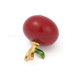 Enamel Plastic Pendants&nbsp;KK-G526-21G-04