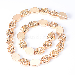 Electroplate Non-magnetic Synthetic Hematite Bead Strands&nbsp;G-Q465-01KC