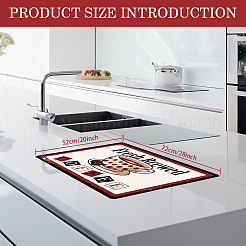 1Pc Cloth Induction Cooktop Protector Mats&nbsp;AJEW-GA0006-58B