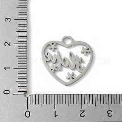 304 Stainless Steel Pendants&nbsp;STAS-E501-08P
