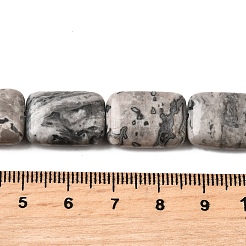 Natural Map Stone Beads Strands&nbsp;G-S386-A13