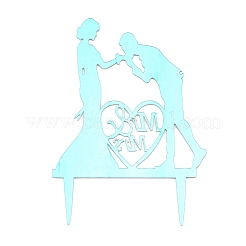 Valentine's Day DIY Acrylic Cake Card Decoration&nbsp;AJEW-WH0248-12A