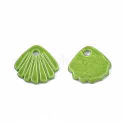 Spray Paint Freshwater Shell Charms&nbsp;SHEL-S276-17B
