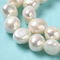 Natural Cultured Freshwater Pearl Beads Strands&nbsp;PEAR-E017-06