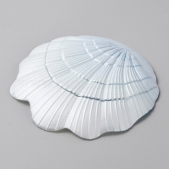 Shell Shape Glass Jewelry Plate&nbsp;AJEW-WH0513-01B