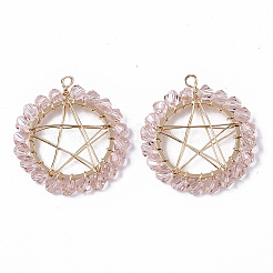 Glass Pendants&nbsp;KK-S354-004A-NF