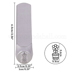 Iron Metal Stamps&nbsp;AJEW-BC0005-56B