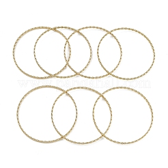 7Pcs Vacuum Plating 201 Stainless Steel Bangles Sets&nbsp;BJEW-F476-06G-03