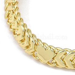 Rack Plating Brass Bracelets for Women&nbsp;BJEW-K244-03G