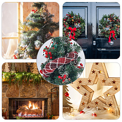 Polyester Decorative Mesh Ribbon for Christmas Trees&nbsp;SIL-WH20025-050C