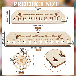 4Pcs Wood Thread Winding Boards&nbsp;AJEW-WH0534-51B
