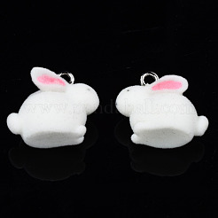 Flocky Resin Pendants&nbsp;RESI-N032-10