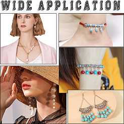 600Pcs 2 Colors Jewelry Findings&nbsp;KK-SP0001-72A