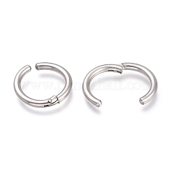 Non-Tarnish 201 Stainless Steel Clip-on Earrings&nbsp;EJEW-L256-04C-P