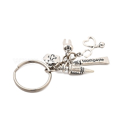 Tibetan Style Alloy Keychains&nbsp;KEYC-JKC01288