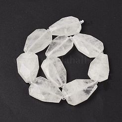 Natural Quartz Crystal Beads Strands&nbsp;G-P548-B02-01
